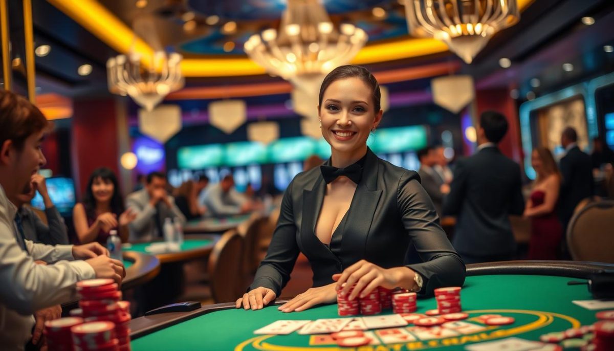 Pengalaman Seru Bermain dengan Dealer Live Casino